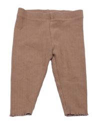 Starorůžové žebrované legíny zn. Next 