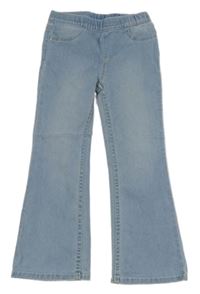 Světlemodré flare rifle H&M