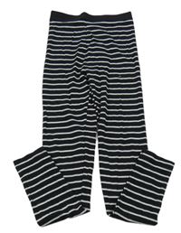 Černo-bílé pruhované spodní kalhoty C&A