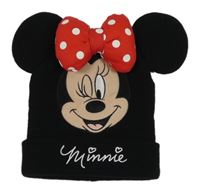 Černá čepice s Minnie H&M vel. 92-104