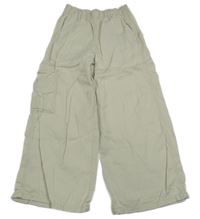 Béžové culottes kalhoty s kapsou Page one young