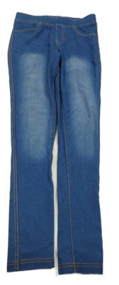 Modré tregíny riflového vzhledu H&M