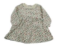 Smetanové plyšové šaty se vzorem M&S