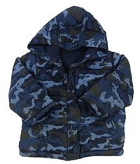 Army šusťáková zimní bunda s kapucí Matalan