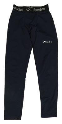 Černé funkční kalhoty s logy Sondico