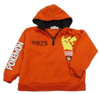 Červená mikina s Pikachu a kapucí PRIMARK