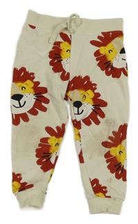 Smetanové tepláky se lvíčky St. Bernard