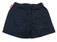 Nové - tmavomodré plátěné outdoorové kraťasy REGATTA