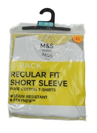 Nové - 2x - Bílé tričko M&S