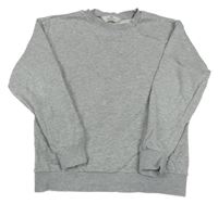 Šedá melírovaná mikina H&M