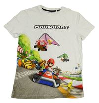 Bílé tričko s Mariokart Next
