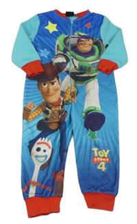Modro-tyrkysový fleecový overal s Toy Story Disney