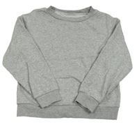 Šedá melírovaná mikina zn. H&M