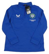 Nové - Modrá sportovní mikina s potiskem Castore