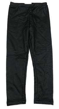 Černé koženkové legíny Kiki&Koko