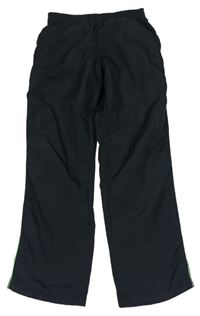 Černé šusťákové kalhoty Pocopiano