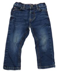 Tmavomodré skinny rifle Next