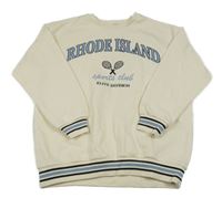 Smetanová mikina s nápisem Primark