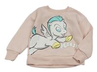 Světlerůžová mikina s koníkem Primark