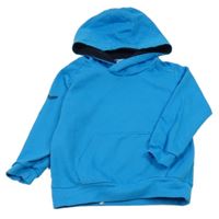 Modrá mikina s kapucí 