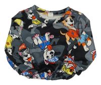 Šedo-černá vzorovaná mikina s Tlapkovou patrolou shein