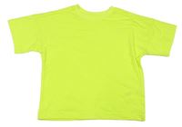 Neonově žluté oversize tričko George