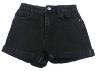Černé riflové kraťasy Denim Co.