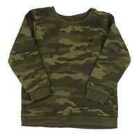 Khaki army mikina s dinem Matalan