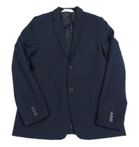 Tmavomodré slavnostní sako H&M