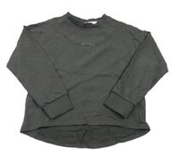 Antracitová mikina s nápisem F&F