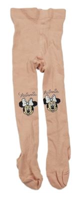 Růžové punčocháče s Minnie 