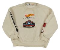 Béžová mikina s auty - Hot Wheels Zara