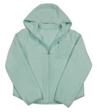 Tyrkysová fleecová propínací mikina s kapucí Dunnes Stores