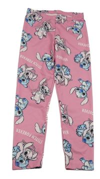 Růžové legíny se Stitchem a Angelou Matalan