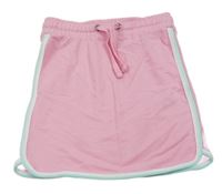 Světlerůžová tepláková sukně s pruhy Alive