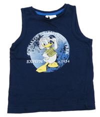 Tmavomodré tílko s Donaldem Disney