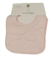 Nové - 5set - 5x růžový froté bryndák Dunnes 
