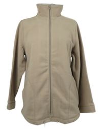 Dámská béžová fleecová propínací mikina CollectionL 