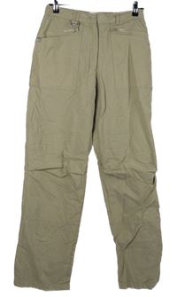 Dámské béžové šusťákové outdoorové kalhoty Crane 