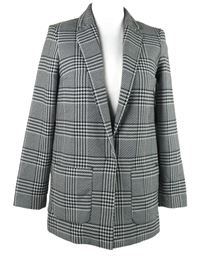 Dámský černo-bílý vzorovaný blejzr H&M