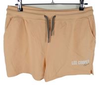 Dámské oranžové teplákové kraťasy s logem Lee Cooper 