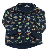 Tmavomodrá softshellová bunda s dinosaury H&M