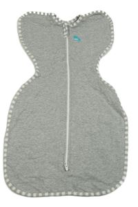 Světlešedý spací pytel s potiskem 