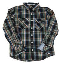 Černo-barevná kostkovaná košile Y.F.K.