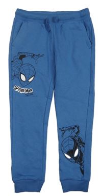 Modré tepláky se Spidermanem 