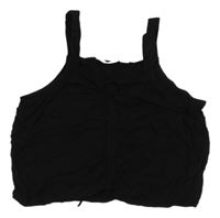 Černý lehký crop top H&M