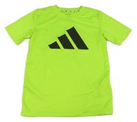 Neonově zelené sportovní tričko zn. Adidas