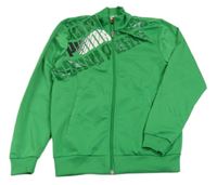 Zelená propínací sportovní minikina s logem Puma