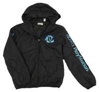 Černá šusťáková jarní bunda s kapucí - PlayStation H&M