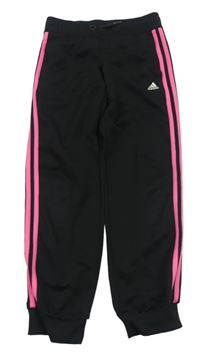 Černé sportovní kalhoty s logem Adidas